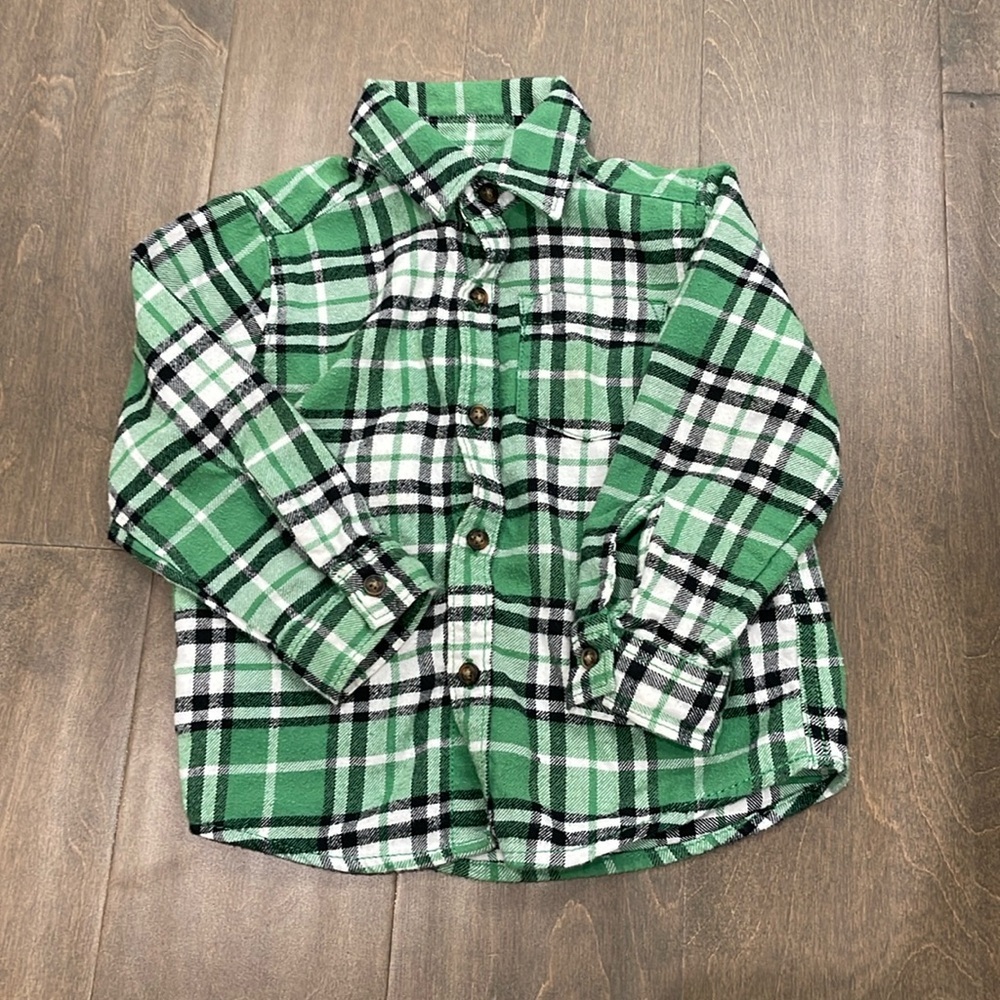 Carters 24M Boy Flannel Shirt